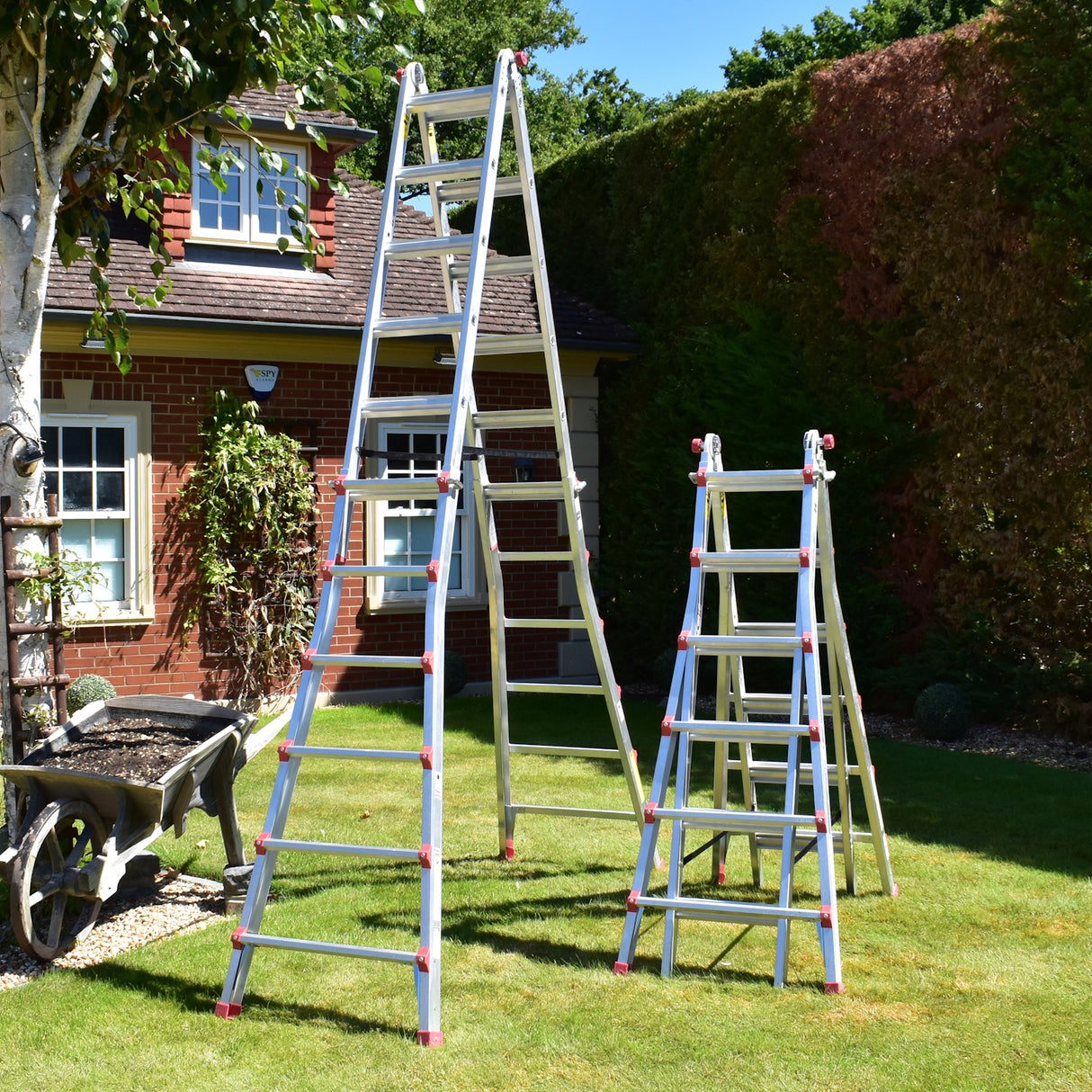 Telescopische multifunctionele ladders