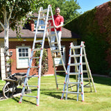 Telescopische multifunctionele ladders